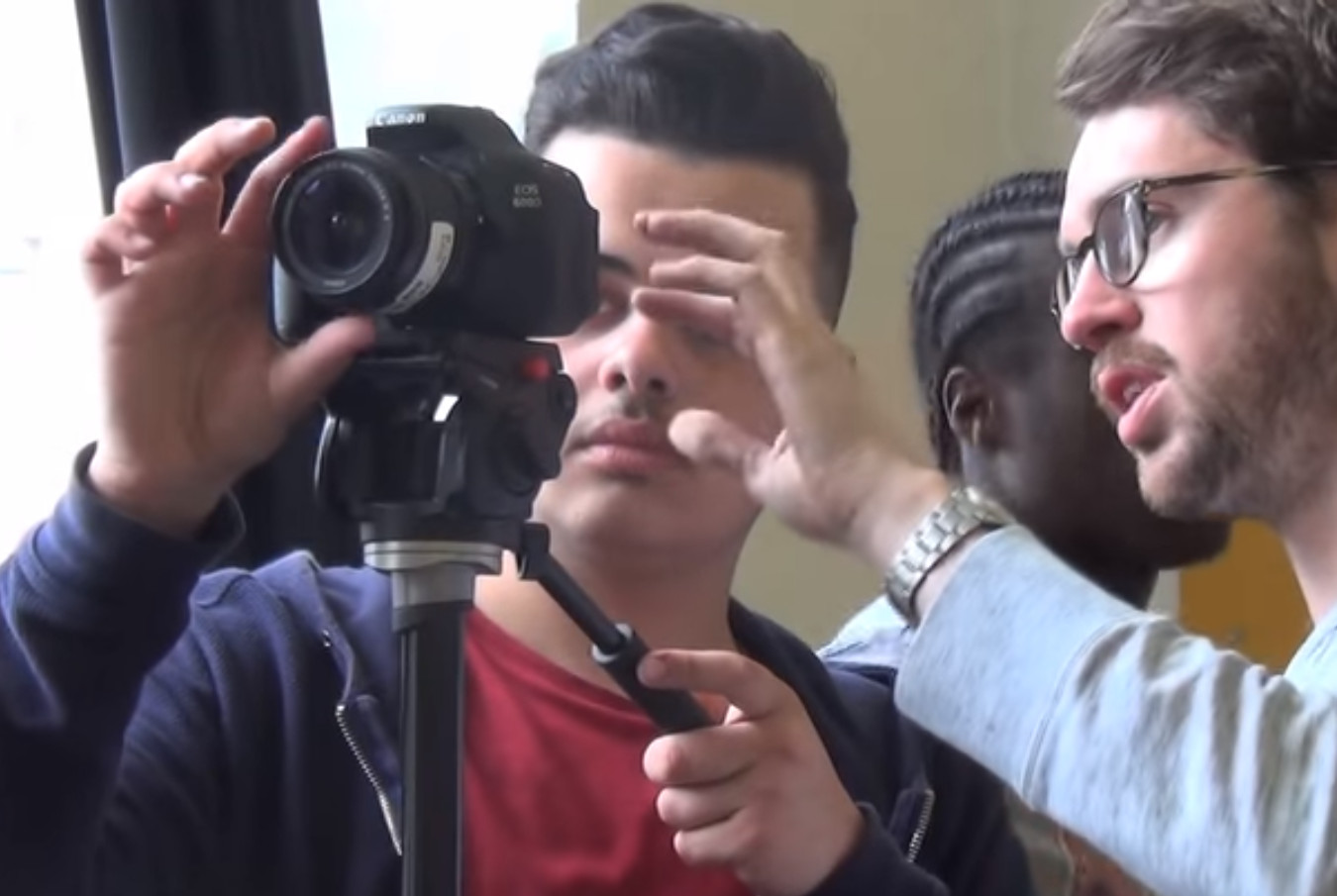Video Resources (photograph showing two students using a camera)