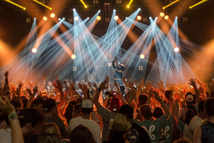 Glastonbury live music festival, Pilton Farm, UK (photograph)