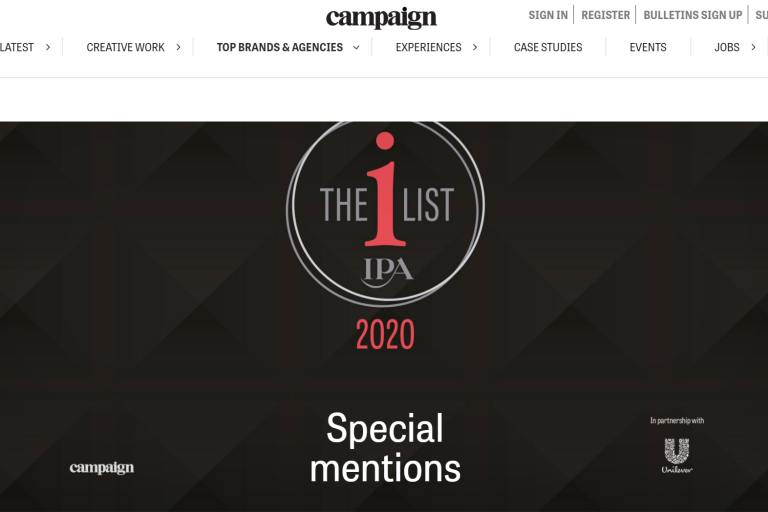 The IPA i List 2020 – Special Mentions …