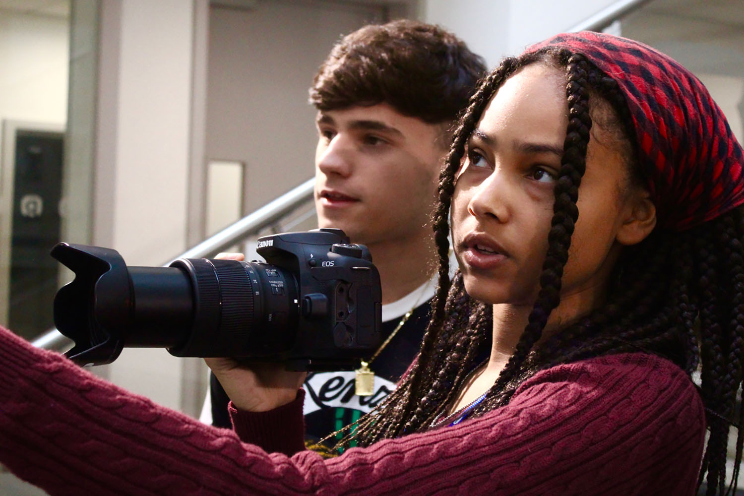 Students at Global Academy