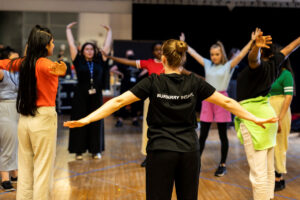 Rehearsals for the Burberry Inspire Cultural Runway Event