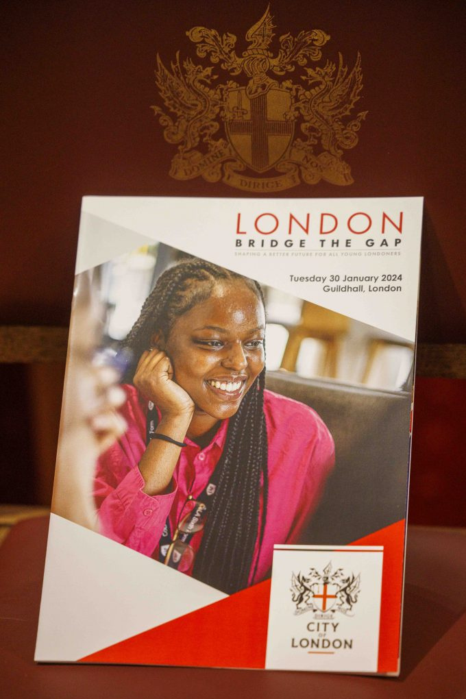 London: Bridge the Gap brochure (photograph)