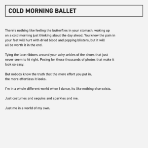 Cold Morning Ballet (poem)