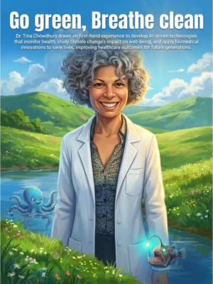 Go Green, Breathe Clean (by Tina) [poster]